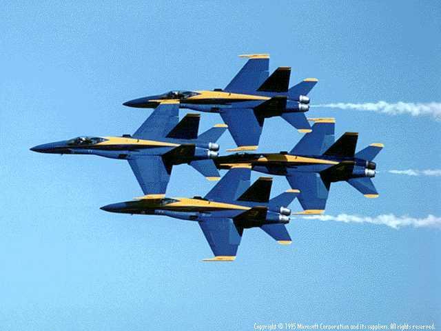 JROTC teams in formation