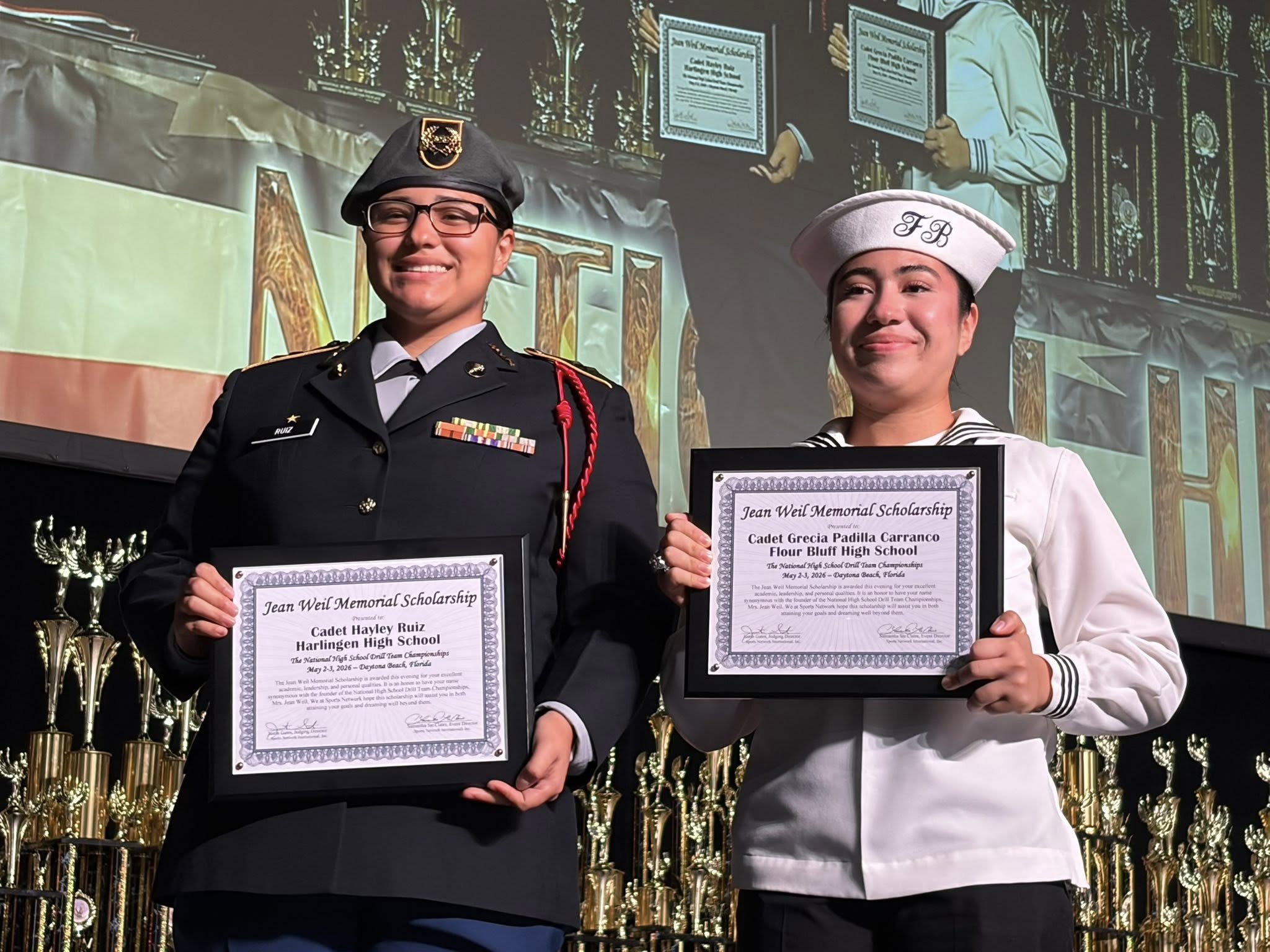 2026 JKW Scholarship Winners - Hayley Ruiz and Grecia Padilla Carranco