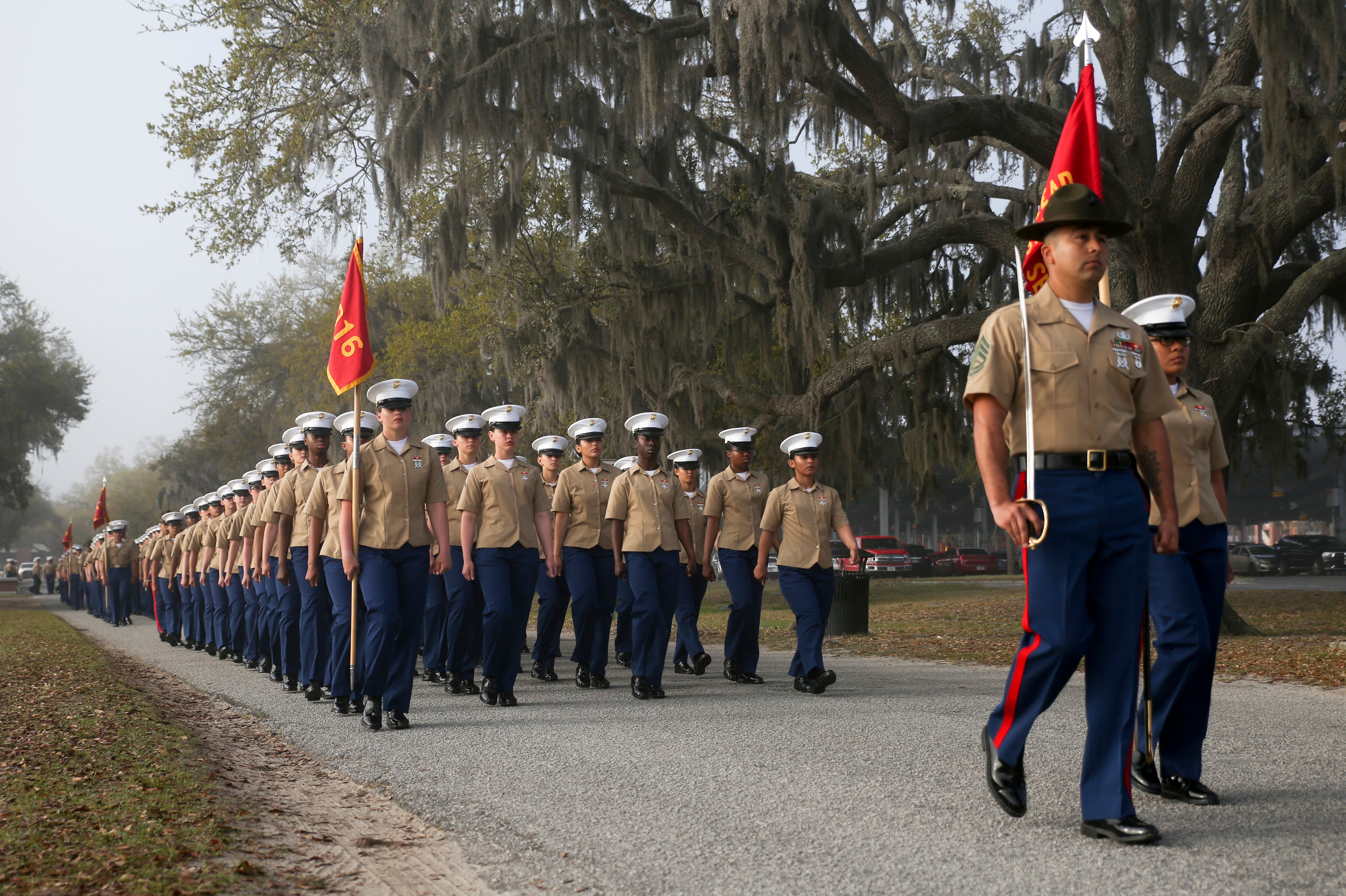 MARCHING